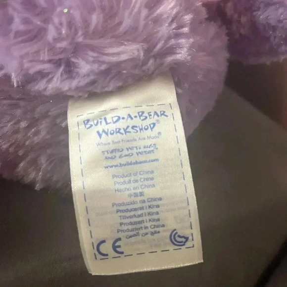 Build-A-Bear Disney Frozen Anna Bear Purple Sparkle Plush Stuffed Toy BAB - Picture 3 of 3